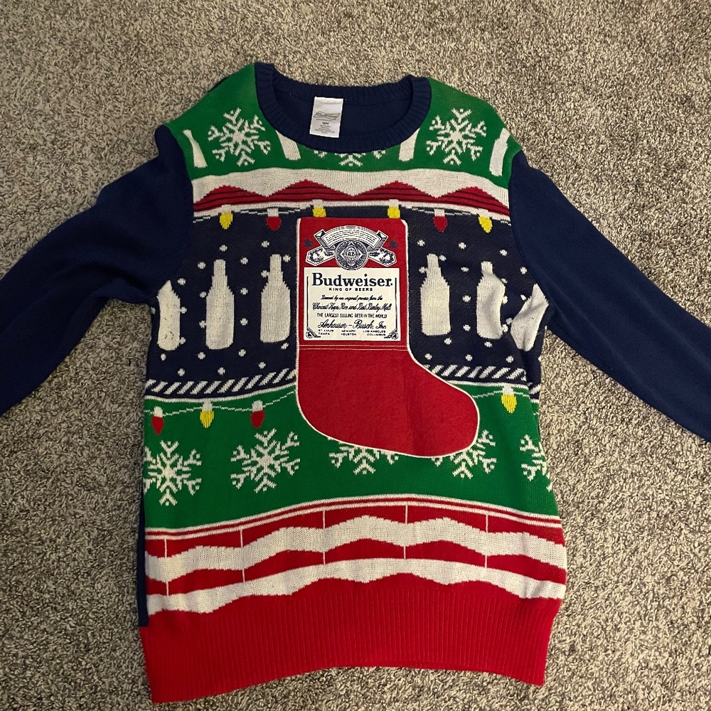 Budweiser Ugly Christmas Sweater